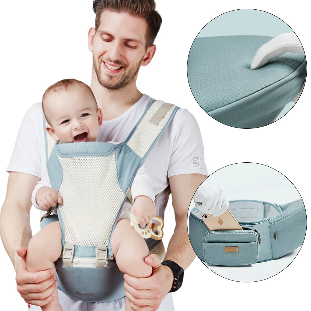 

New Hipseat Prevent O-Type Legs Carry Style Load Bearing 20Kg Ergonomic Baby Carriers Exclusive Save Effort Kid Sling