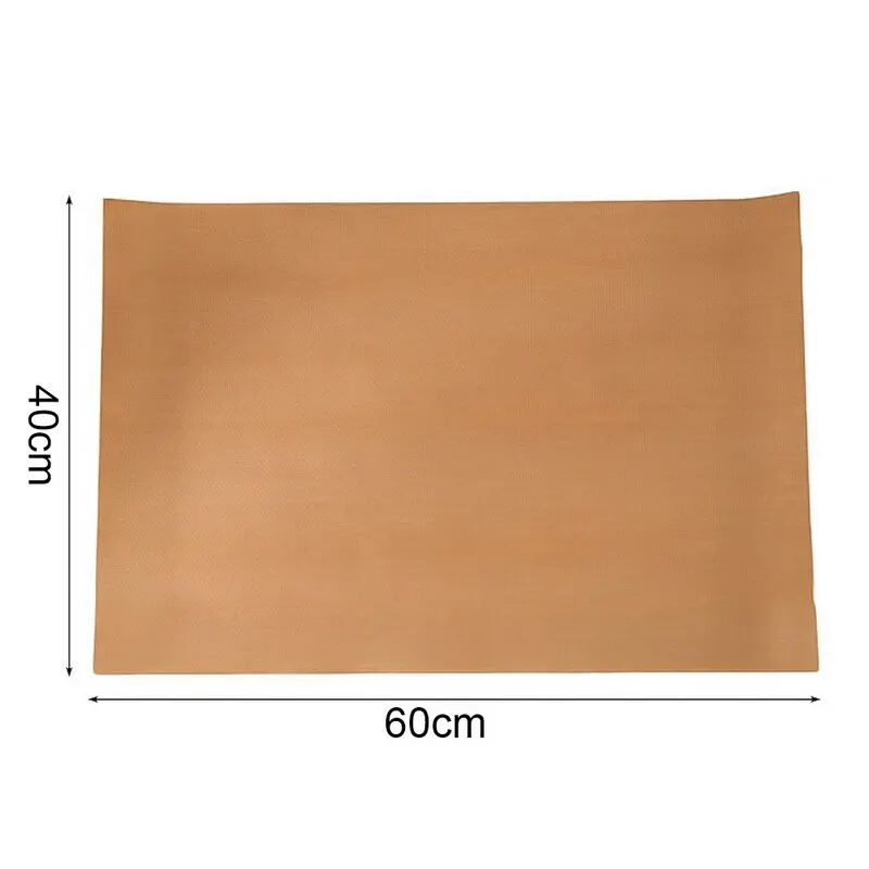 1pc Non-stick Silicone Baking Mat Reusable High Temperature Resistant Sheet Pastry Baking Oilpaper Pad Outdoor Bbq - Цвет: coffee 40x60cm