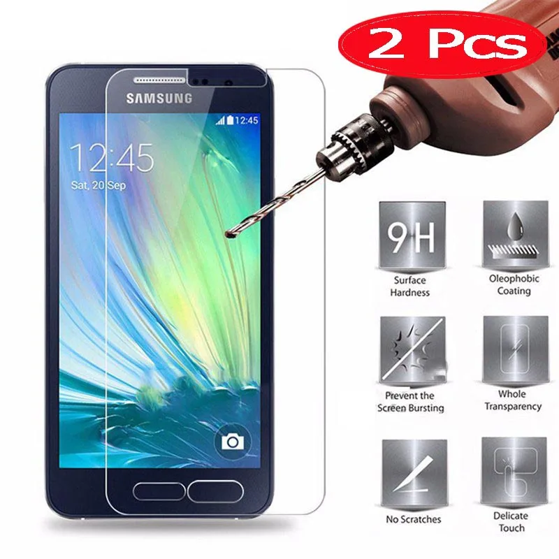 Закаленное стекло HOPELF для Samsung Galaxy A3 2 шт. 2015 Защита экрана закаленное стекло| |