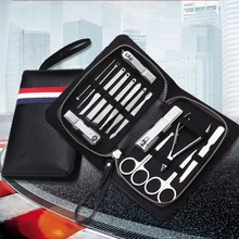 Нержавеющая сталь 15 шт. в одном наборе ногти ножницы для ногтей пилки красота ножницы маникюрные инструменты наборы ухода наборы инструментов красоты