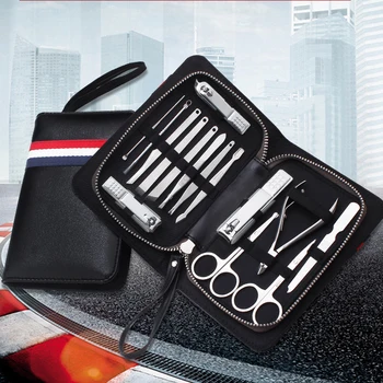 

Stainless steel 15pcs in one set nail nail scissors nail files beauty scissors manicure tools care kits beauty hand tools sets