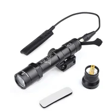M600B мини Скаут свет тактический фонарик для оружия 470 люмен Высокая яркость дистанционный переключатель хвост светодиодный фонарик для оружия пистолет свет
