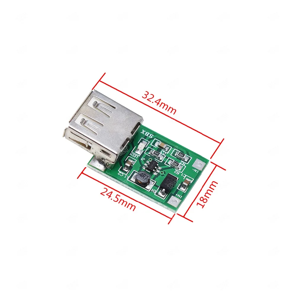 1 шт. 0 9 V ~ 5V 600MA USB Выход зарядное устройство шаг вверх Мощность модуль мини DC