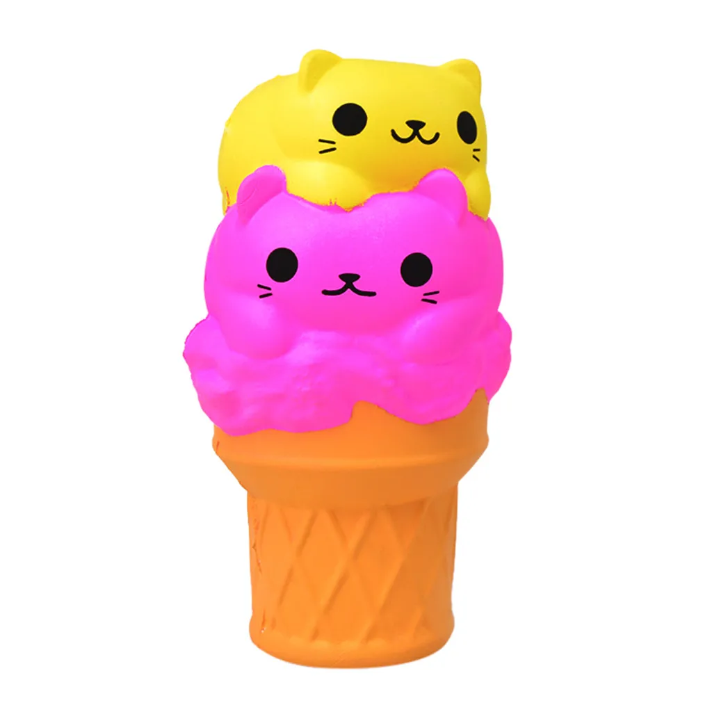 Коврик с запоминанием формы для мороженого для кошек, игрушка для снятия стресса для детей, dondurma, мягкое фруктовое мягкое РИСИ