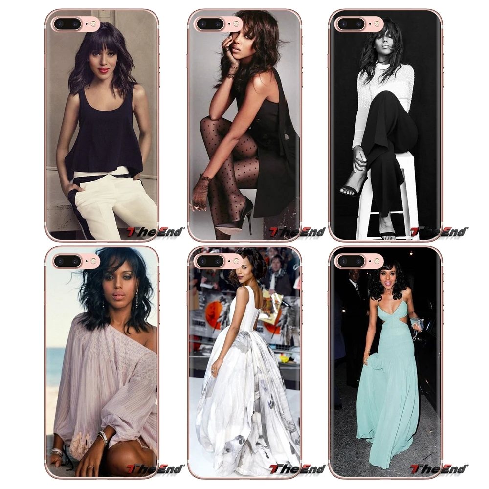 Мягкие прозрачные чехлы для Samsung Galaxy A3 A5 A7 A9 A8 Star A6 Plus 2018 2015 2016 2017 Allure Girl Kerry Washington |