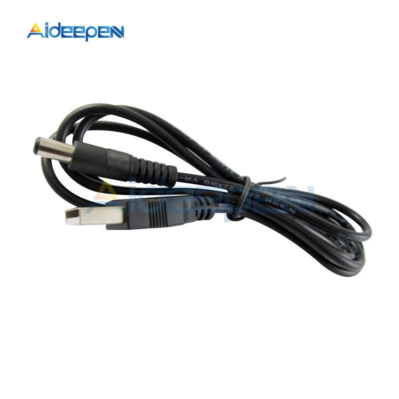 USB 2.0 to DC 5.5mm x 2.1mm 5.5X2.1 80CM USB to Power Connector Adapter Cable Converter