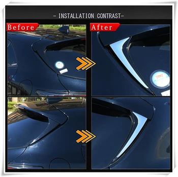 

For Toyota Corolla Hatchback 2019 2020 ABS Chrome Rear Window Side Corner Decoration Cover Trim 2pcs Car Styling