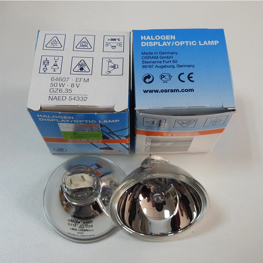 OSM 64627 HLX 12V 100W GZ6.35 галогенная лампа для медицинского эндоскопа холодного света |