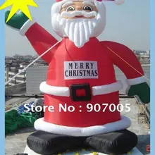 Мультяшный Тип 4MH 13FT Рождественский надувной мультфильм Санта Клаус игрушки с Заводской ценой для продажи