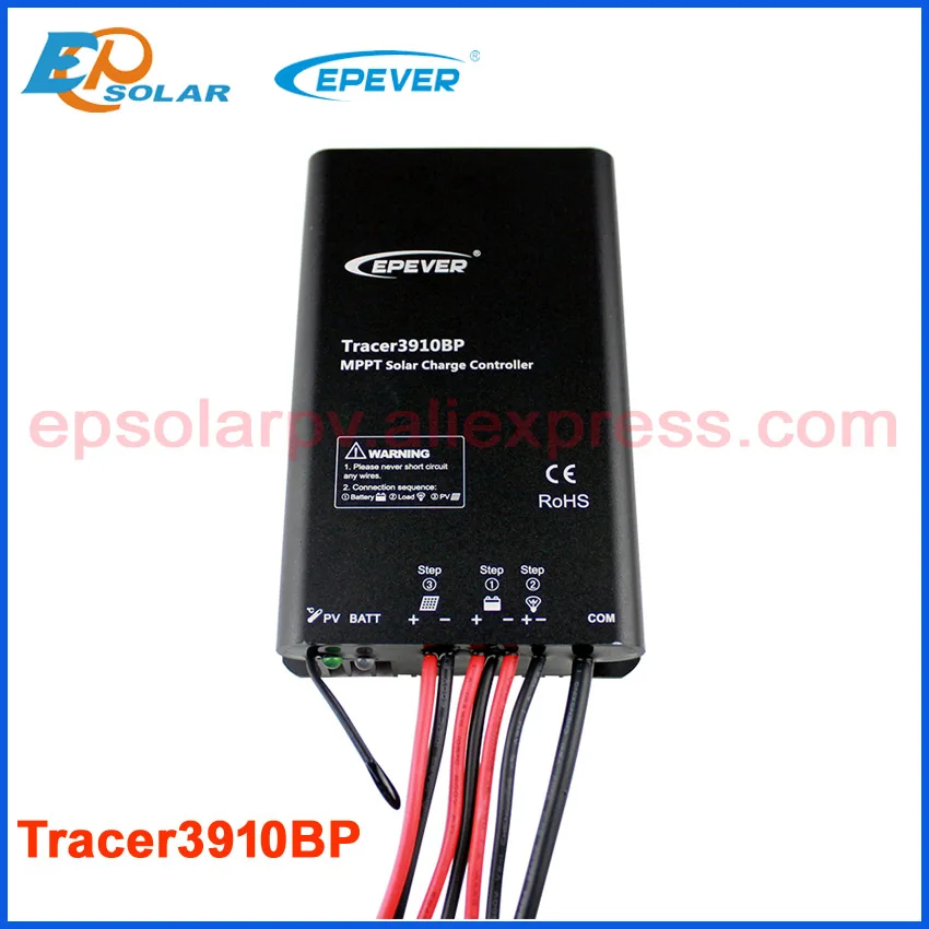 Солнечный mppt 12 v Контроллер панели EPEVER бренд Tracer3910BP с MT50 метр 12 v 24 v автоматическая работа, кроме литиевой батареи