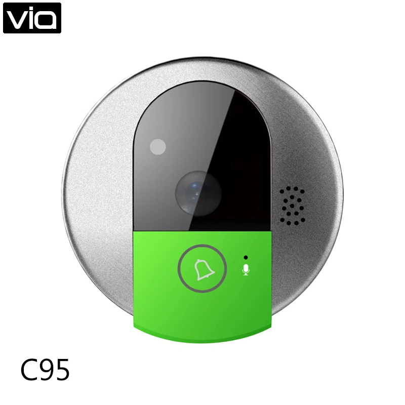 Doorcam C95 Free Shipping IP Door Camera Eye HD 720P Wireless Doorbell