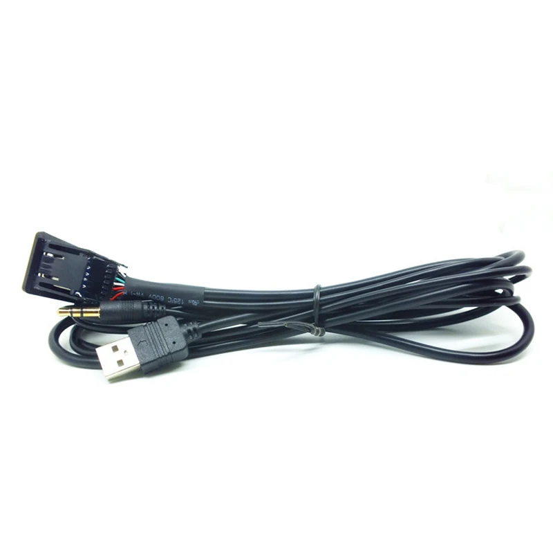 Автомобильный 3 5 мм USB AUX разъем для наушников крепление автомобильный адаптер