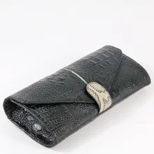 Genuine Leather Women Clutch Bag 2019 New Fashion Crocodile Female Evening Bag Chain Shoulder Bag Messenger Bag~9711 bev new alligator leather single shoulder bag fashion trend leisure lady real crocodile bag women chain bag female bag black