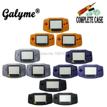 Горячий полный комплект 4 цвета выбрать полный корпус для GameboyAdvance GBO оболочка Крышка игровой консоли мальчик заранее запасной чехол