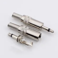 Бесплатный shipping3.5mm штекер RCA Аудио Разъем RCA аудио разъем 3.5 мм разъем моно Наушники 10 шт./лот