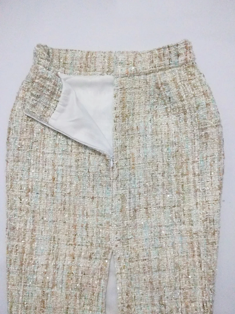 Women's skirt suit Professional tweed jacket + skirt 2020 spring / autumn / winter women's jacket ladies 2 piece skirt suit