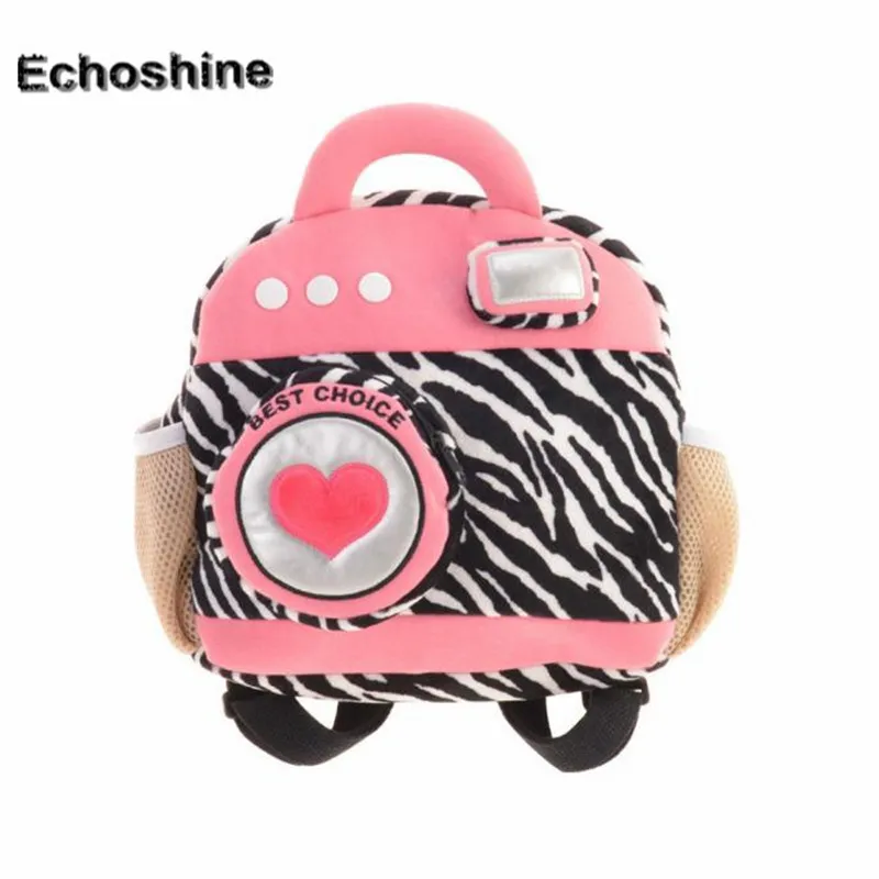 

High quality Kindergarten Children's PP Cotton camouflag School Bags Backpack Camera Bag Child Creative wholesale A2000