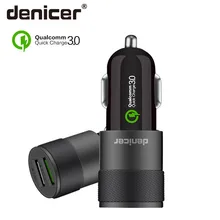 

Denicer 24W USB Car Charger,12V/24V Auto Cigarette Lighter Charger Mini USB with Extra Dual Way USB Charger Universal Dash Cam