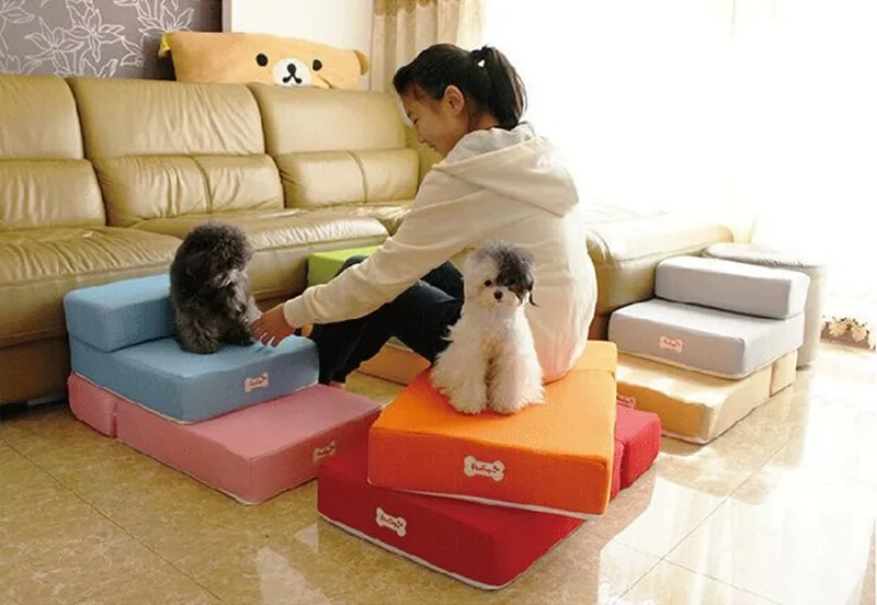 Title 18, Luxury Mesh Fold Pet Ramp Stairs For Little Sma...