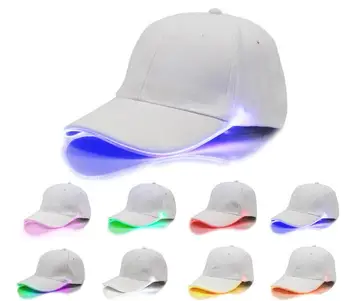 

150pcs Baseball Hats Led Luminous Party Cap Women Men Basketball Ball Caps Unisex Party Hat Stage Dance Performance Prop