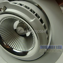 Профессиональный COB 20 Вт 30 Вт 40 Вт Объектив+ отражатель делает свет равномерным вырезом 170 мм широкая оправа светильник 85лм/Вт, регулируемый угол