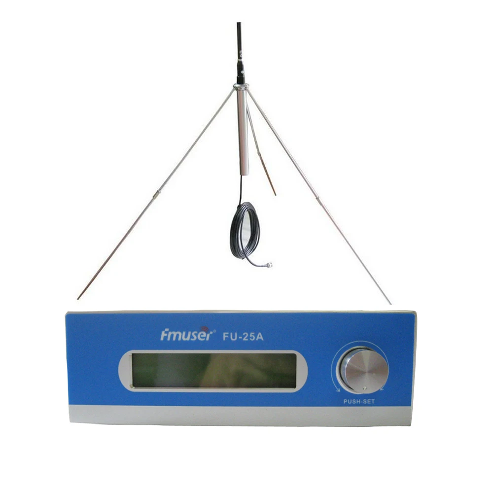 

Cantonmade Fmuser A KIT FU-25A CZH-25A 25W FM radio wireless broadcast Transmitter and CA200 Car Antenna