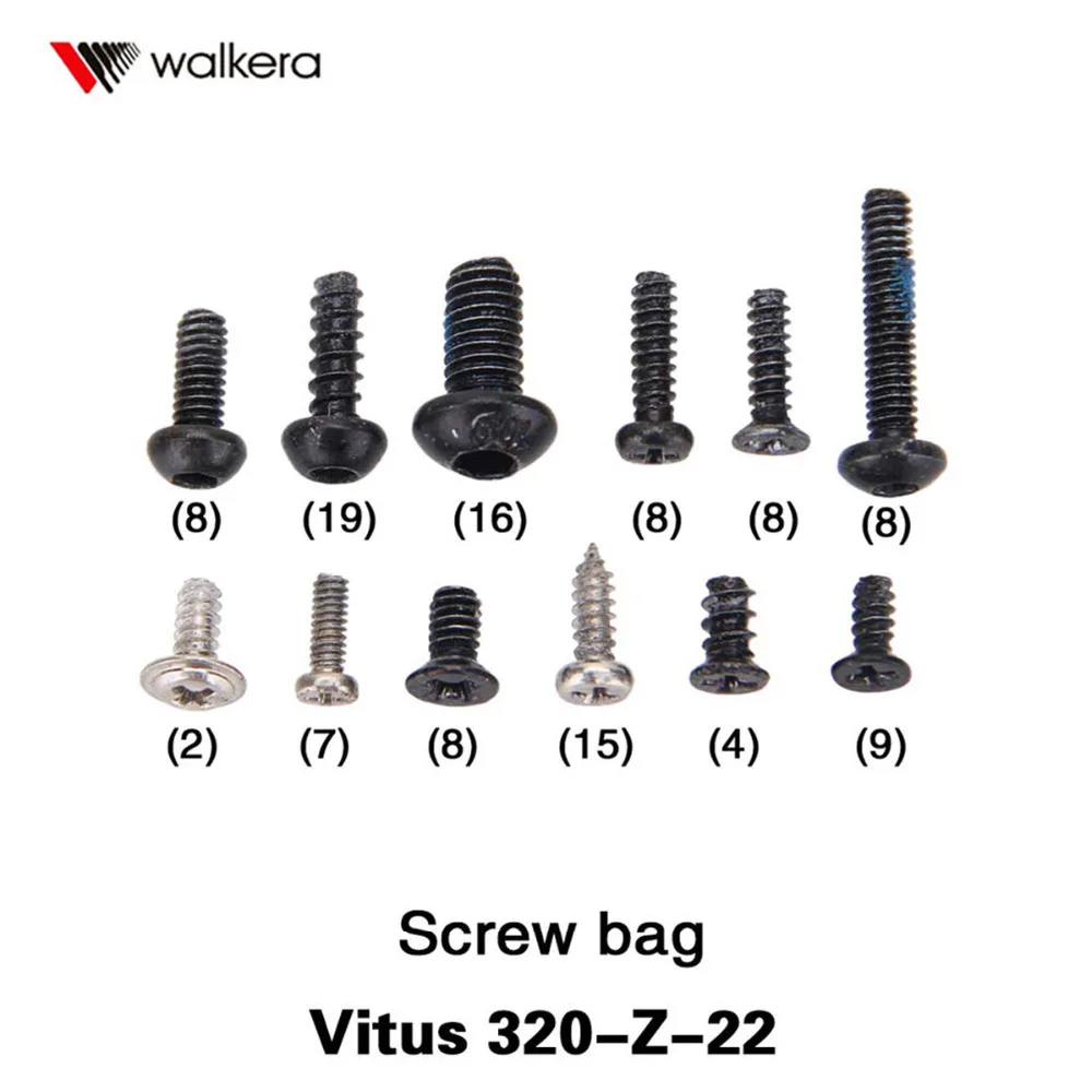 

Original Screw For Walkera VITUS 320 Foldable RC Quadcopter Spare Part Screw Set Vitus 320-Z-22