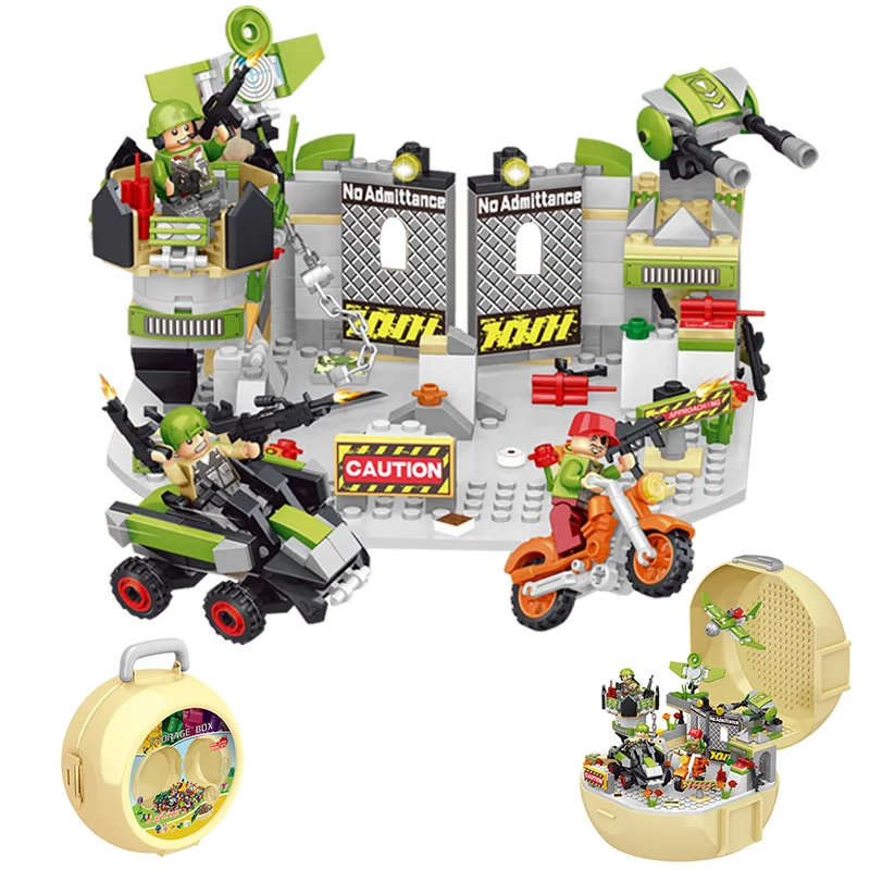 Educational Toys Building Blocks Set Toy For Kids Toddler Enlighten Soldiers