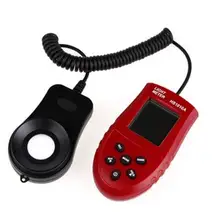 Новинка 200000 люкс автоматический HS1010A ЖК-цифровой разделительный светильник Люксметр тестер освещенности ручной светильник люминометр