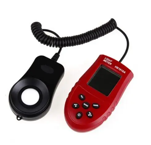 

New 200,000 Lux Automatic HS1010A LCD Digital Split Light Luxmeter Tester Illumination Meter Hand-Held Light luminometer