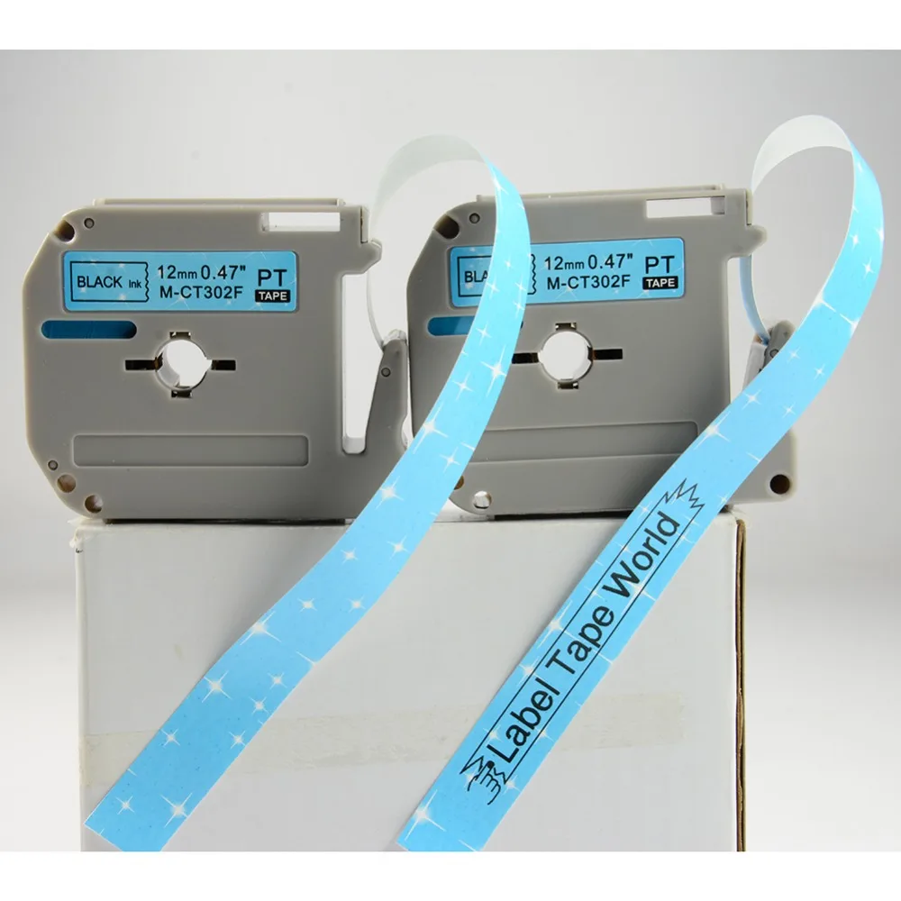 

2pcs New Brother M tape Cartoon Colorful M-K231 MK231 M231 Plastic label tape M-CT302F for p touch label printer