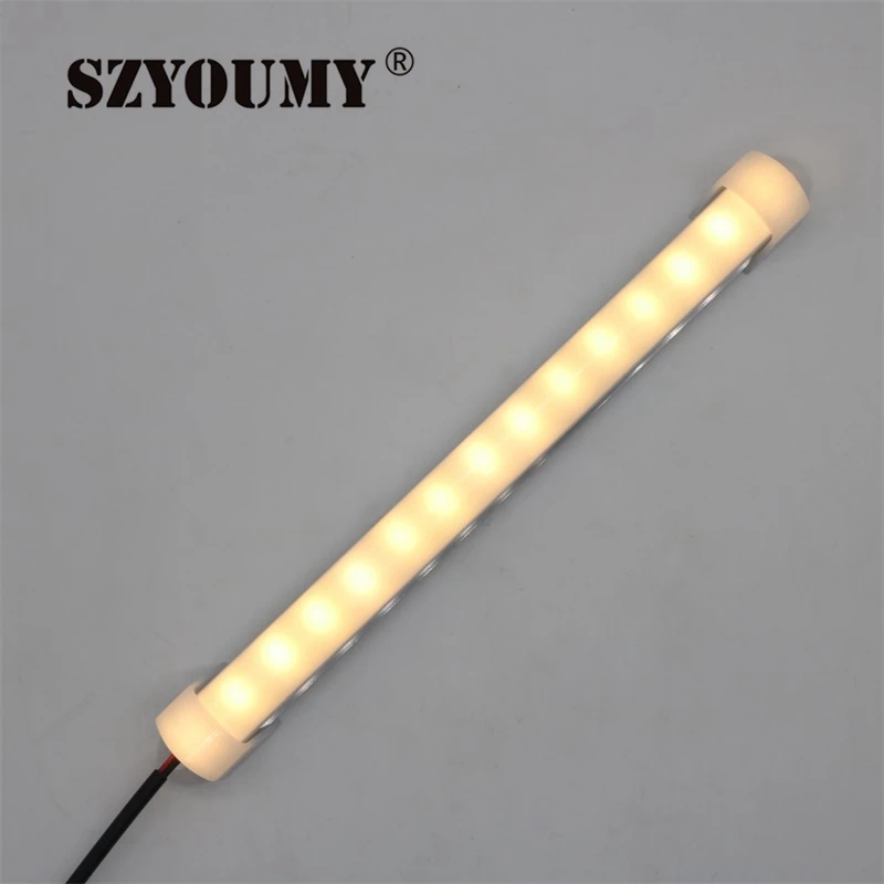 SZYOUMY DC12V IP22 светодиодная ламповая лампа 7020 15 светодиодов 20 см Жесткая лента с