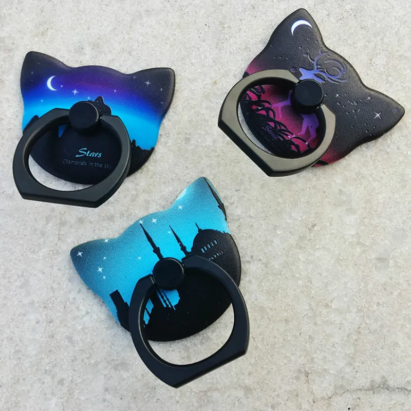 

Cartoon ring phone stand Luminous Effect Interesting Night Luminous ring holder Glow in the Dark Ring Stand Holder