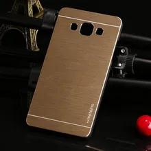 For Samsung Galaxy 2016 A3 A3000 Case Brushed Aluminum Metal Plastic Case Hard Back Cover For
