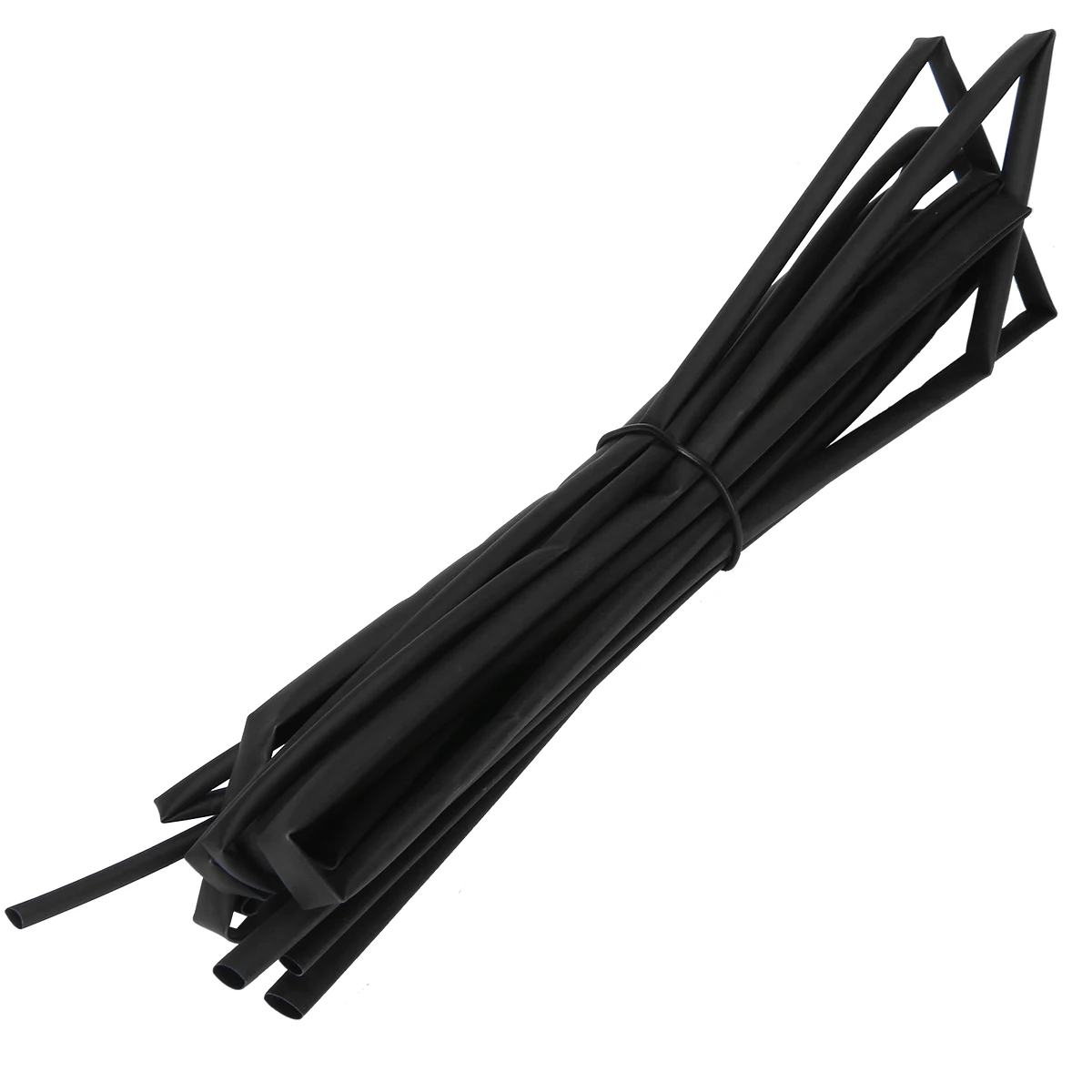 4pcs/set Sleeving Wrap Wire Heat Shrink Tubing Tubes 3mm 4mm 5mm 6mm Diameter Electrical Cable Tube Black 1 Meter Long