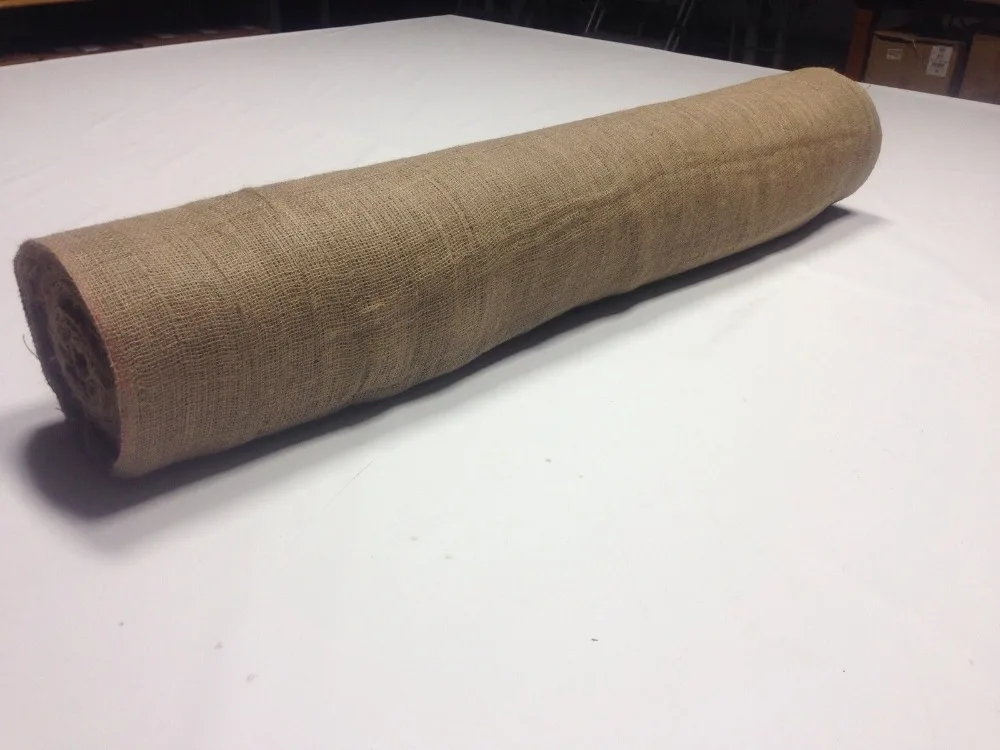 60" WIDE STANDARD BURLAP BY THE YARD NATURAL JUTE UPHOLSTERY HESSIAN