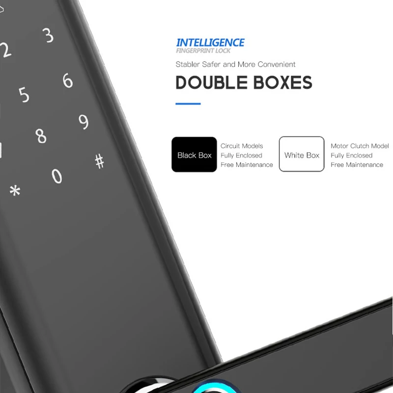 Дверной смарт замок KPIOCCOK Bluetooth управление через приложение пароль IC карта сканер