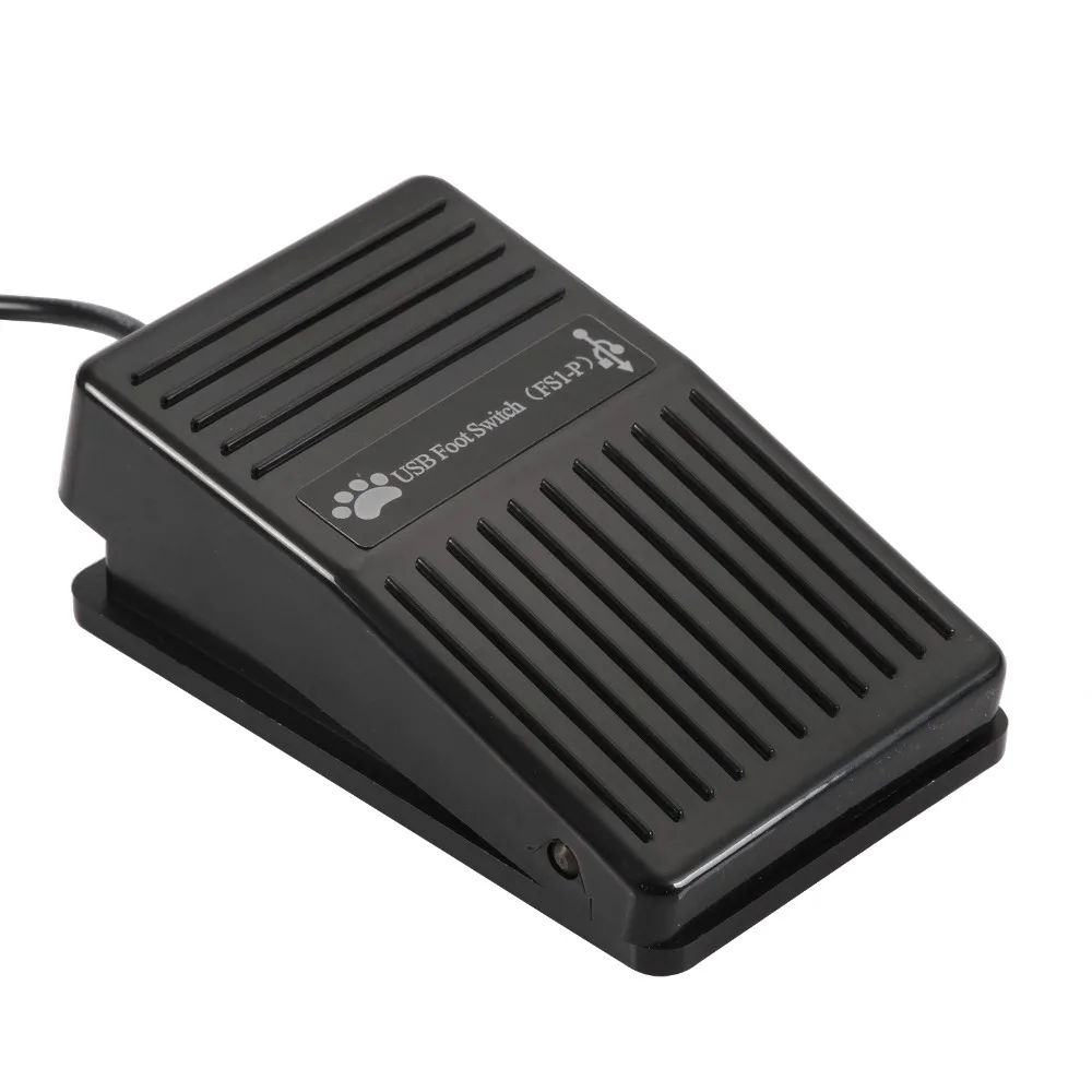 

1pcs USB Pedal Control Keyboard Mouse Plastic Momentary Foot Controller Pedal Switch Foot Switch
