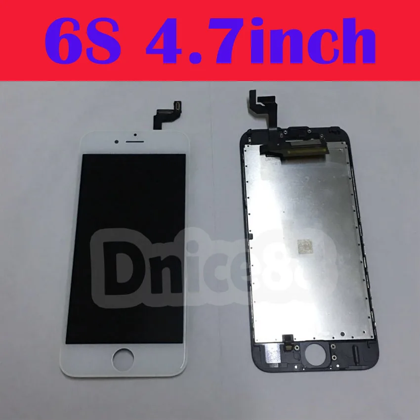 

For iphone 6S lcds,4.7 inch, black color and white color,good quality and 100% working display,use to 6S.