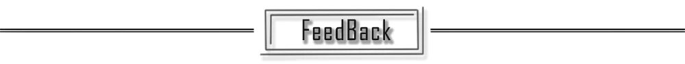 feedback