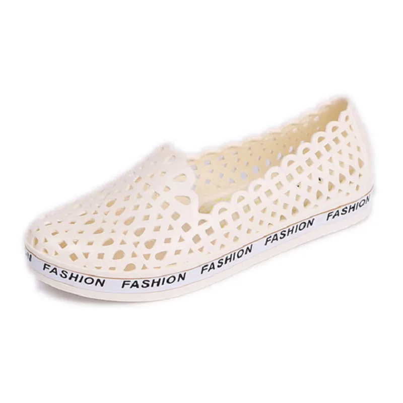 

Summer Women Shoes 2018 Sandals Beach Shoes Casual Woman Jelly Flats Nest Fashion Hollow Out Sandals Plus Size 36-40 1h19