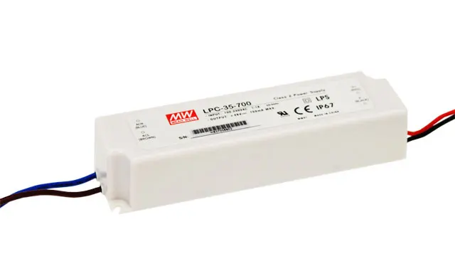 

[PowerNex] MEAN WELL original LPC-35-700 9 ~ 48V 700mA meanwell LPC-35 9 ~ 48V 33.6W Single Output Switching Power Supply