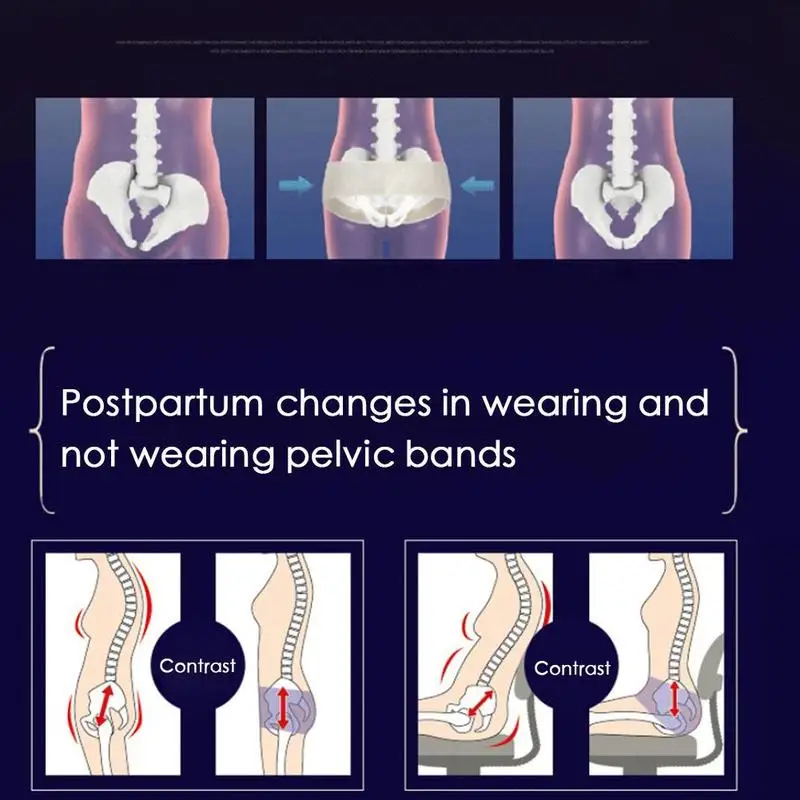 Коррекция таза для беременных женщин, послеродовой пояс для живота и бедер, Корректирующее белье