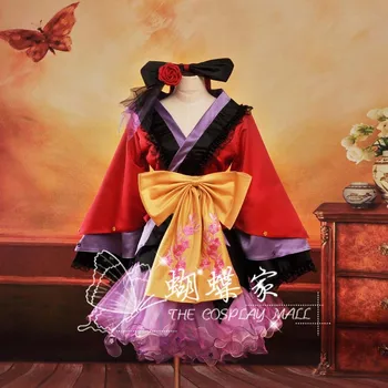 

Hot Sale! Free Shipping Vocaloid Project Diva Geisha Luka Cosplay Costume Kimono Lolita Clothing