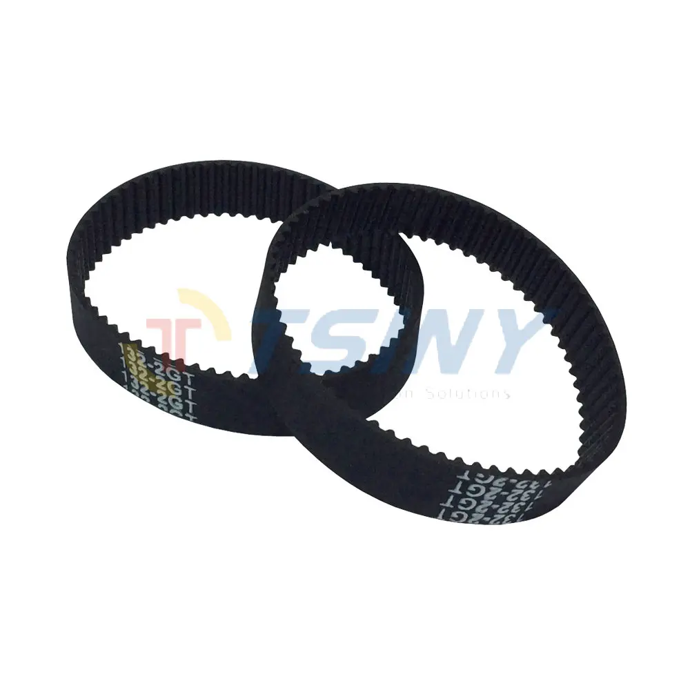 

Pack of 10pcs GT2 Closed-loop Rubber Fiberglass inner Timing Belt Width 9mm Length 132mm 66 Teeth 2GT-132-9 Pitch 2mm