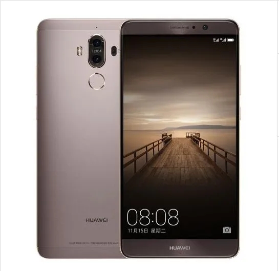 best huawei cell phone International Firmware HuaWei Mate 9 4G LTE Cell Phone Kirin 960 Android 7.0 5.9" FHD 1920X1080 6GB RAM 128GB ROM 20.0MP NFC latest cellphone of huawei
