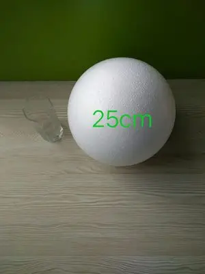 Polystyrene Styrofoam white Foam Ball Party Wedding Decoration Ball kids DIY handmade Crafts balls 30cm diameter 3