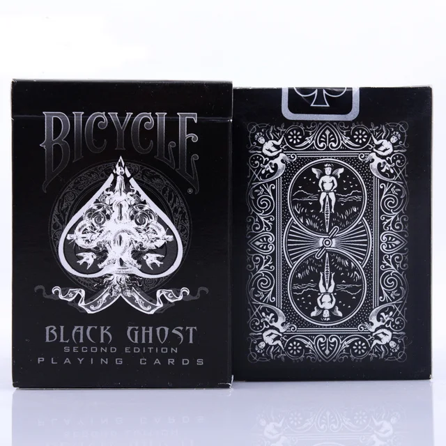 Cheap 1 PCS Ellusionist Black Ghost Deck Bicycle Playing Cards Tricks Magic Poker Card Magic Trick Free Shipping Cheap 1 PCS Ellusionist Black Ghost Deck Bicycle Playing Cards Tricks Magic Poker Card Magic Trick Free Shipping