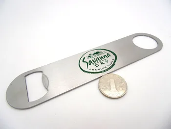 

OP-005 Stainless steel double round head Tablet bottle opener Strip beer can opener Wholesale beer tools freeshipping
