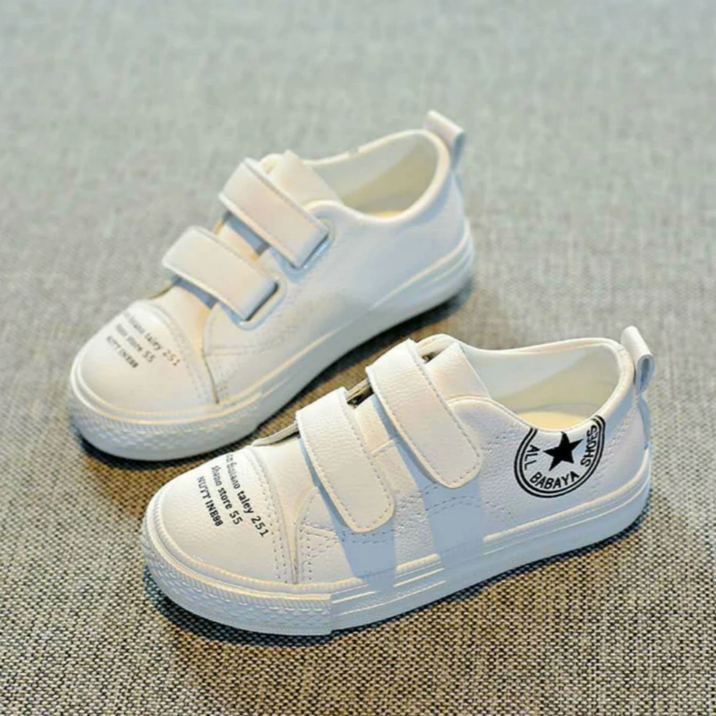 Детская повседневная обувь кроссовки для мальчиков детская девочек белая модная